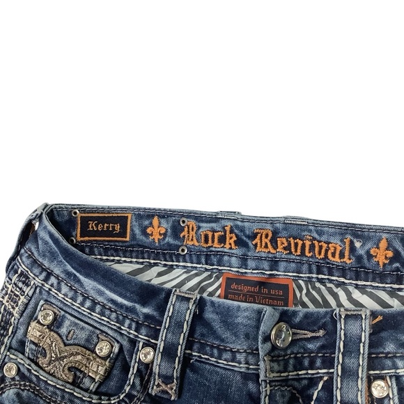 Rock Revival Kerry Skinny Jeans Sz 25 - Picture 6 of 9